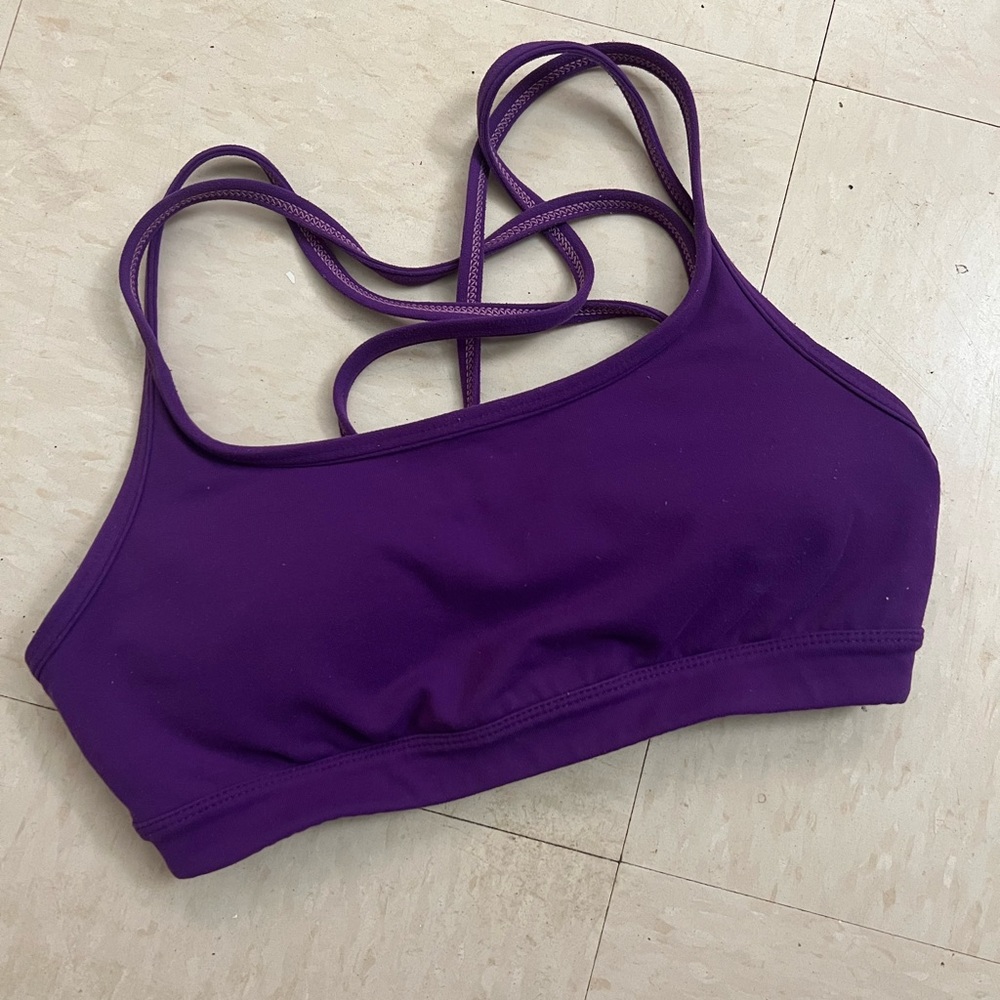 Purple Athleta Sports Bra
